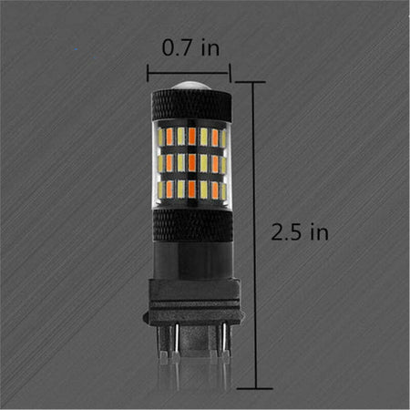 Amber/White Switchback LED Turn Signal Light Bulbs For Chevy Silverado 1500 2500 Lab Work Auto