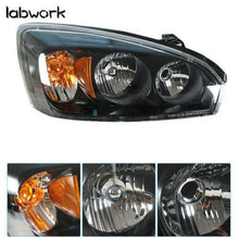 Load image into Gallery viewer, Black Housing Headlights For 2004-2008 Chevy Malibu Halogen Headlamps Right&amp;Left Lab Work Auto