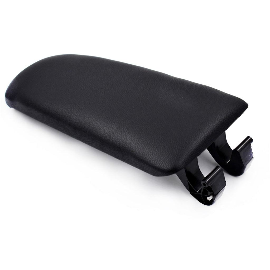 Black for 2004-2008 Audi A4 B7 Leather Armrest Center Box Console Lid Cover Lab Work Auto