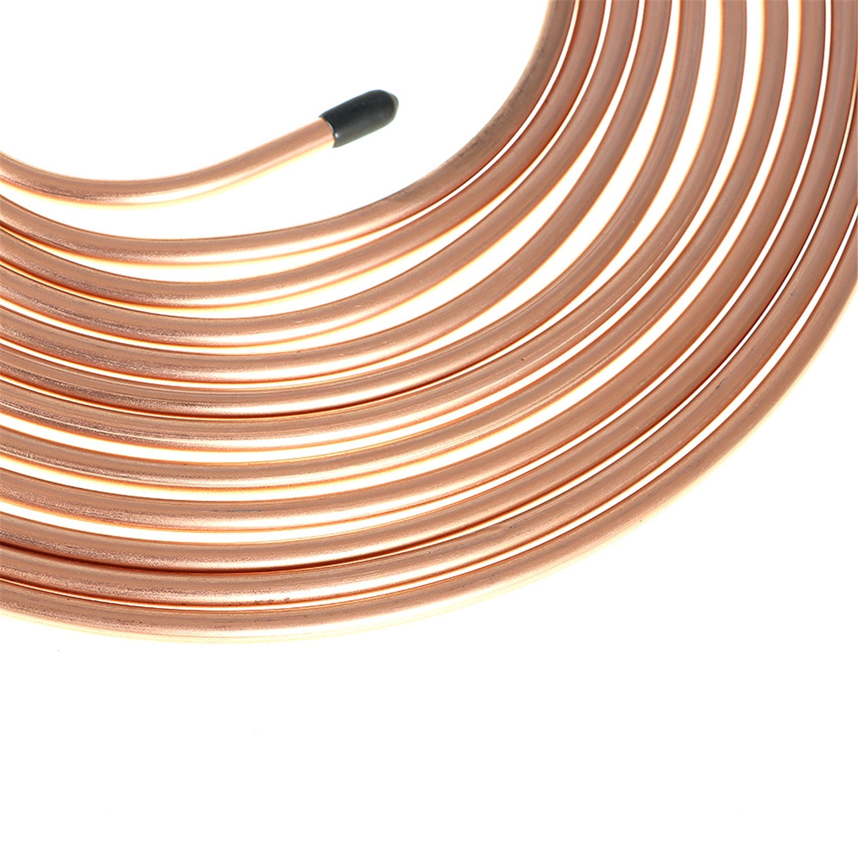 Brake Line Tubing Kit Copper coated 25 ft 1/4" Not include 16 Fittings Lab Work Auto 