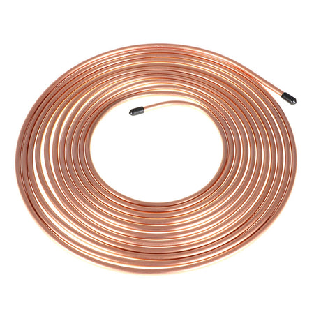 Brake Line Tubing Kit Copper coated 25 ft 1/4" Not include 16 Fittings Lab Work Auto 