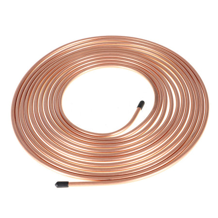 Brake Line Tubing Kit Copper coated 25 ft 1/4" Not include 16 Fittings Lab Work Auto 