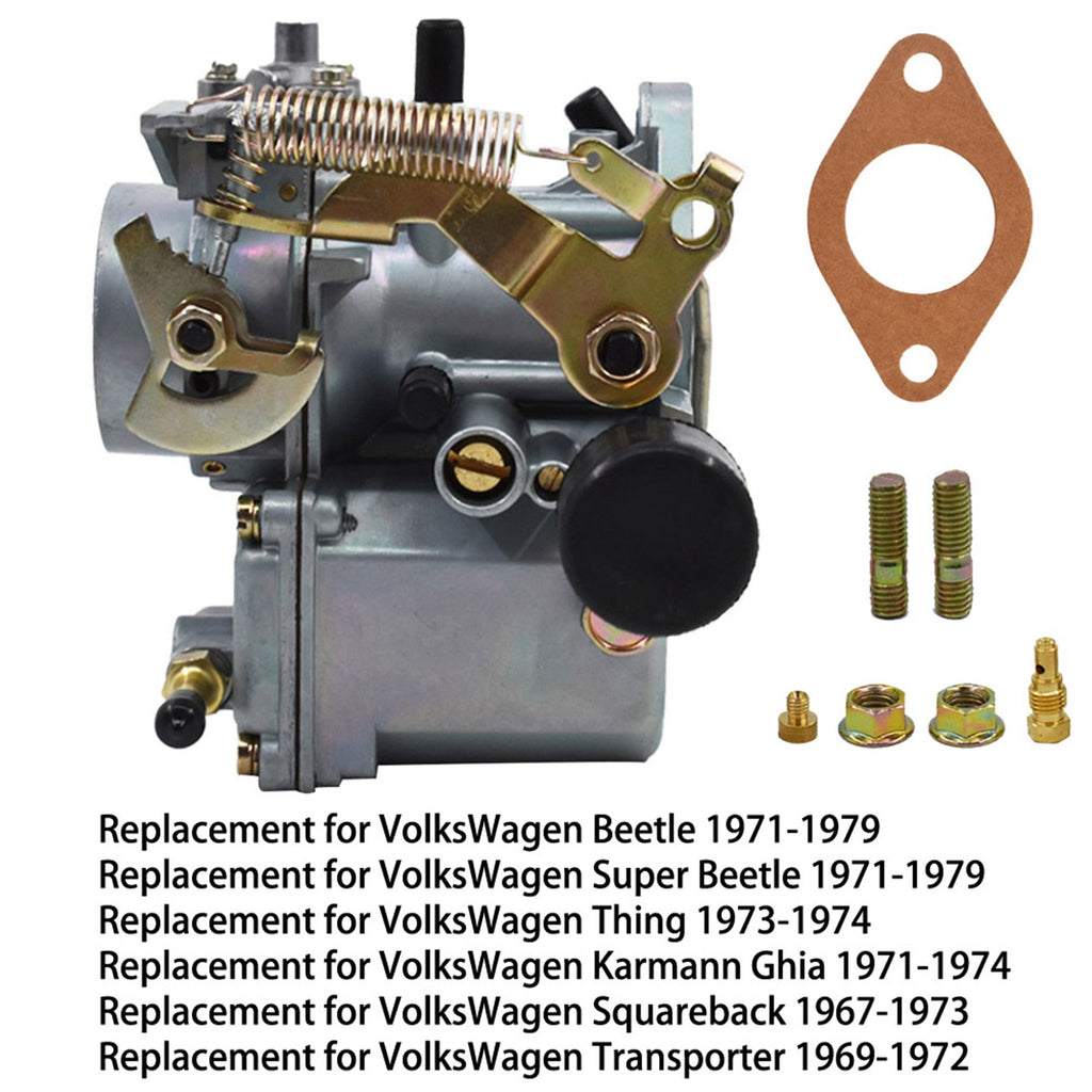 Carb Carburetor For VW 34 PICT-3 12V Electric Choke 1600CC 113129031K Lab Work Auto