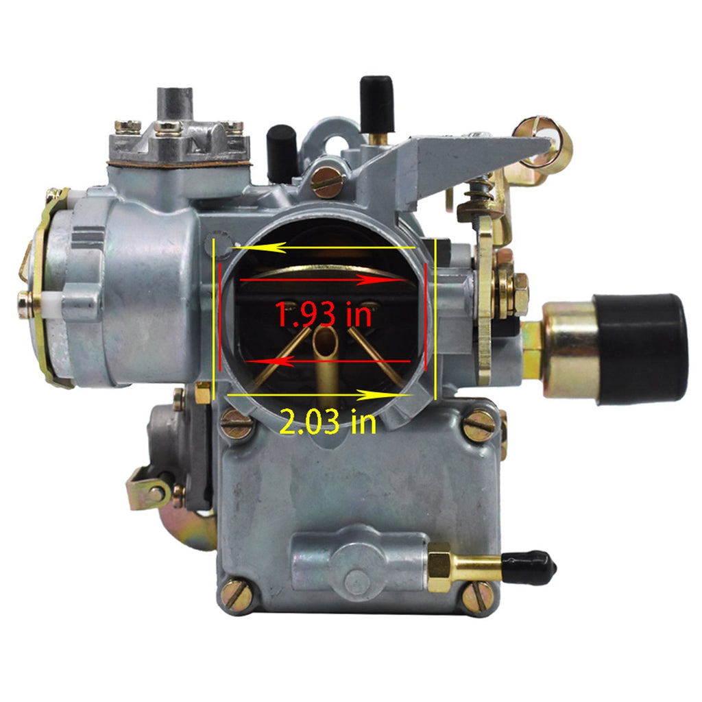 Carb Carburetor For VW 34 PICT-3 12V Electric Choke 1600CC 113129031K Lab Work Auto