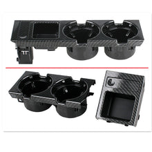 Load image into Gallery viewer, Carbon Fiber Center Console Drink Cup Holder Box Storage For BMW 3 E46 325i Lab Work Auto