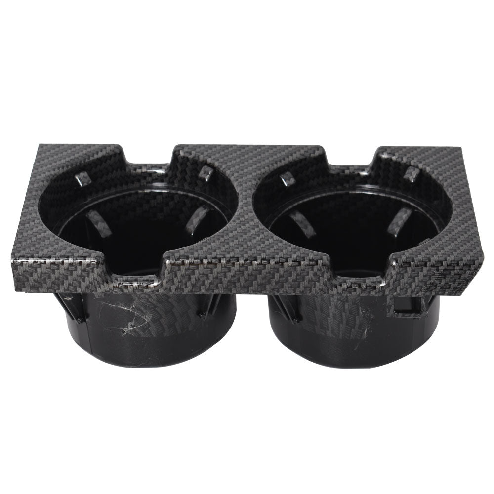 Carbon Fiber Center Console Drink Cup Holder Box Storage For BMW 3 E46 325i Lab Work Auto