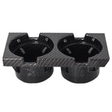 Carbon Fiber Center Console Drink Cup Holder Box Storage For BMW 3 E46 325i