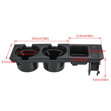 Load image into Gallery viewer, Carbon Fiber Center Console Drink Cup Holder Box Storage For BMW 3 E46 325i Lab Work Auto