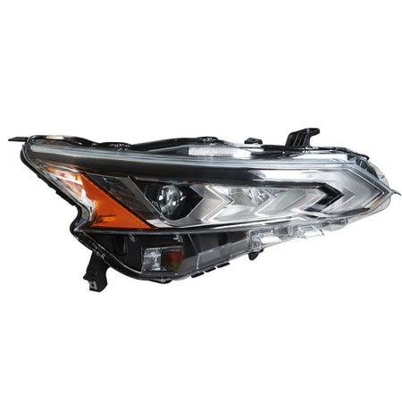 Chrome Housing Headlight Assembly Fit For 2019-2020 Nissan Altima Passenger Side Lab Work Auto