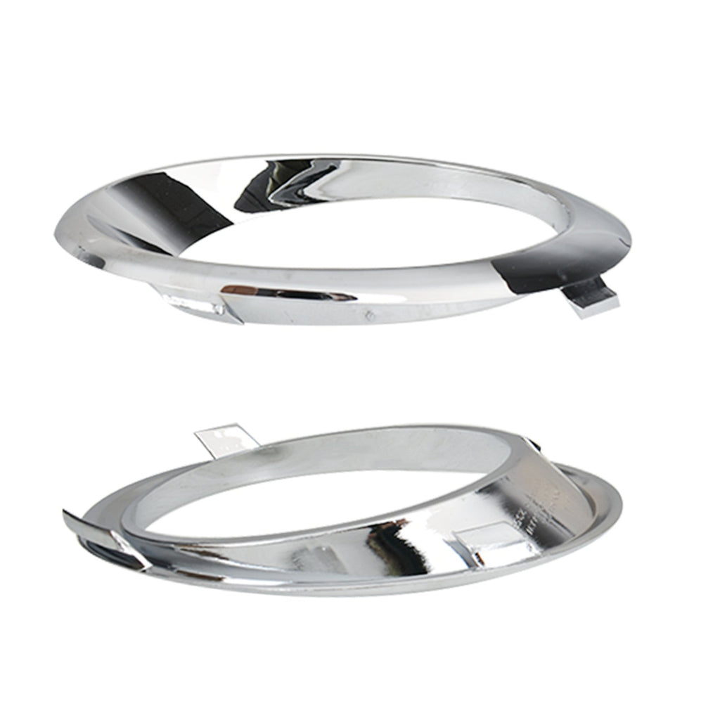 Chrome LH/RH Fog Light Cover Bezel Trim Ring For Ford Fusion Mondeo 2013-2016 Lab Work Auto