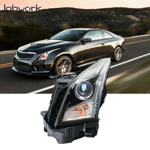 Clear Lens Halogen Projector Headlight Fit For 2013-2018 Cadillac ATS Left Side Lab Work Auto