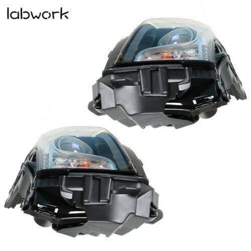 Clear Lens Halogen Projector Headlight Fit For 2013-2018 Cadillac ATS Right&Left Lab Work Auto