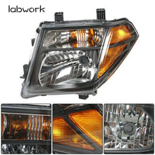 Load image into Gallery viewer, Clear Lens Headlight Black For 2005-07/08 Nissan Pathfinder/Frontier RH &amp; LH Lab Work Auto