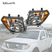 Load image into Gallery viewer, Clear Lens Headlight Black For 2005-07/08 Nissan Pathfinder/Frontier RH &amp; LH Lab Work Auto