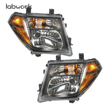 Load image into Gallery viewer, Clear Lens Headlight Black For 2005-07/08 Nissan Pathfinder/Frontier RH &amp; LH Lab Work Auto