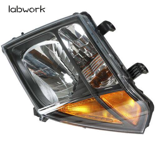 Clear Lens Headlight Black For 2005-07/08 Nissan Pathfinder/Frontier RH & LH Lab Work Auto