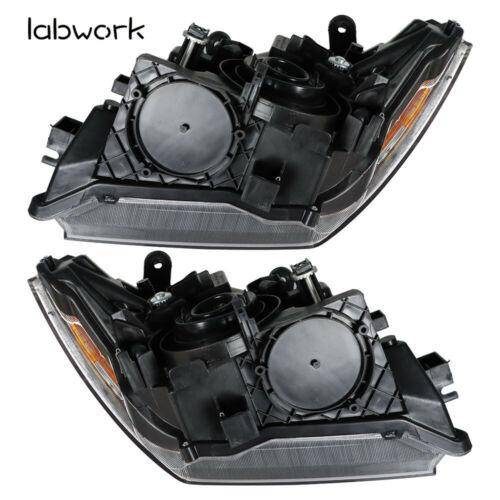 Clear Lens Headlight Black For 2005-07/08 Nissan Pathfinder/Frontier RH & LH Lab Work Auto