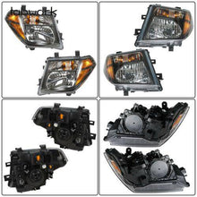 Load image into Gallery viewer, Clear Lens Headlight Black For 2005-07/08 Nissan Pathfinder/Frontier RH &amp; LH Lab Work Auto