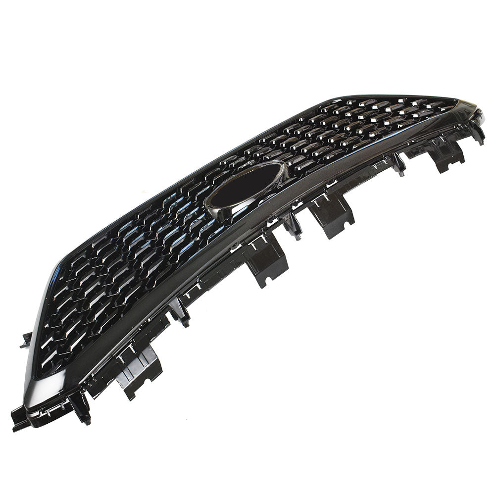 Labwork Front Upper Grille Mesh Black For 2015/2016/2017 Hyundai Sonata 1.6L/2.0L/2.4L