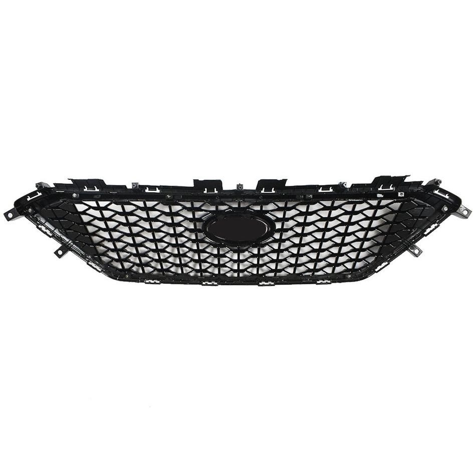 Labwork Front Upper Grille Mesh Black For 2015/2016/2017 Hyundai Sonata 1.6L/2.0L/2.4L