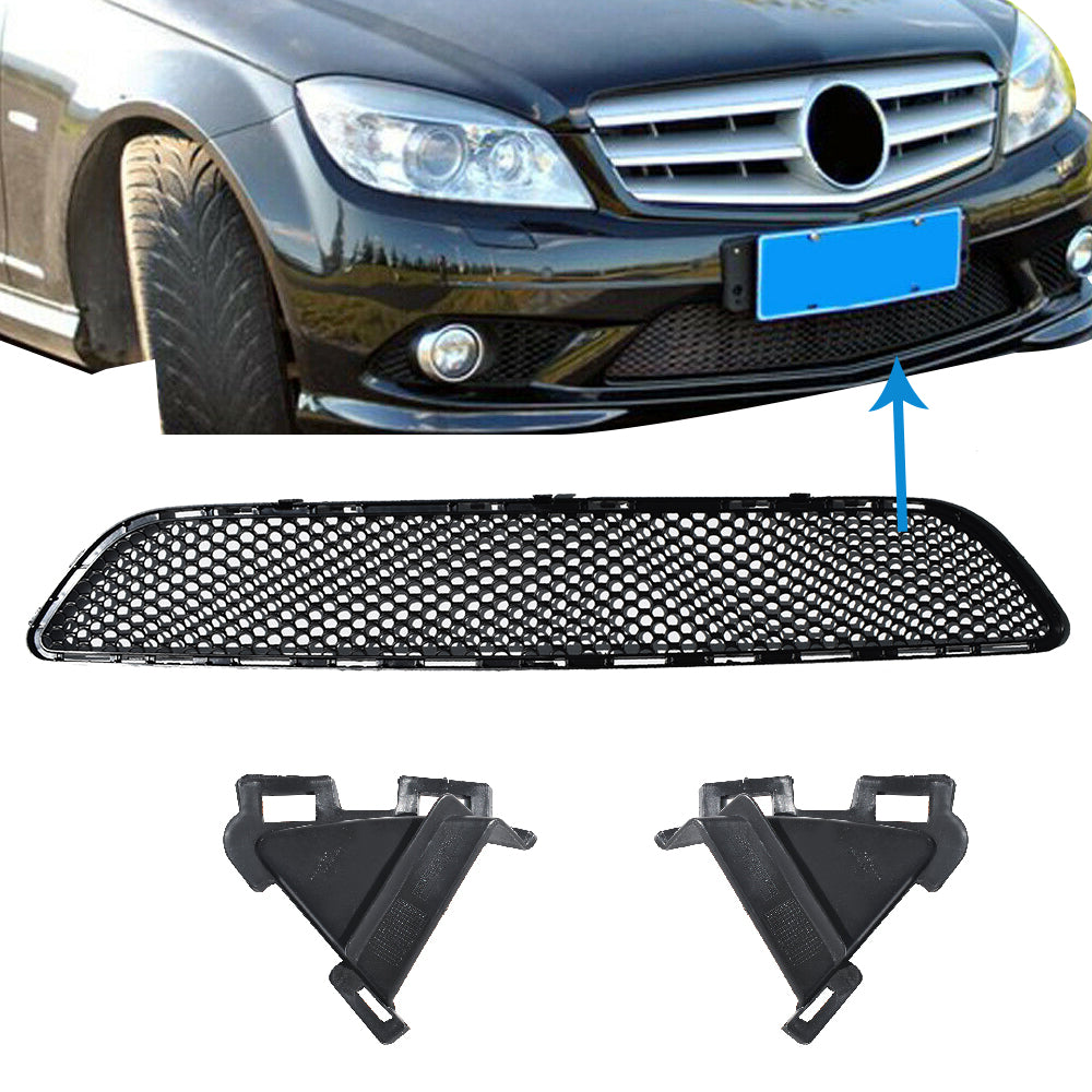 Labwork Front Bumper Lower Grille For Mercedes-Benz C-Class C300/C350 2008-2010 2011