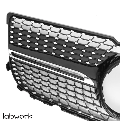 Diamond Style Front Bumper Grille For Benz GLK X204 GLK250 GLK300 GLK350 2013-15 Lab Work Auto