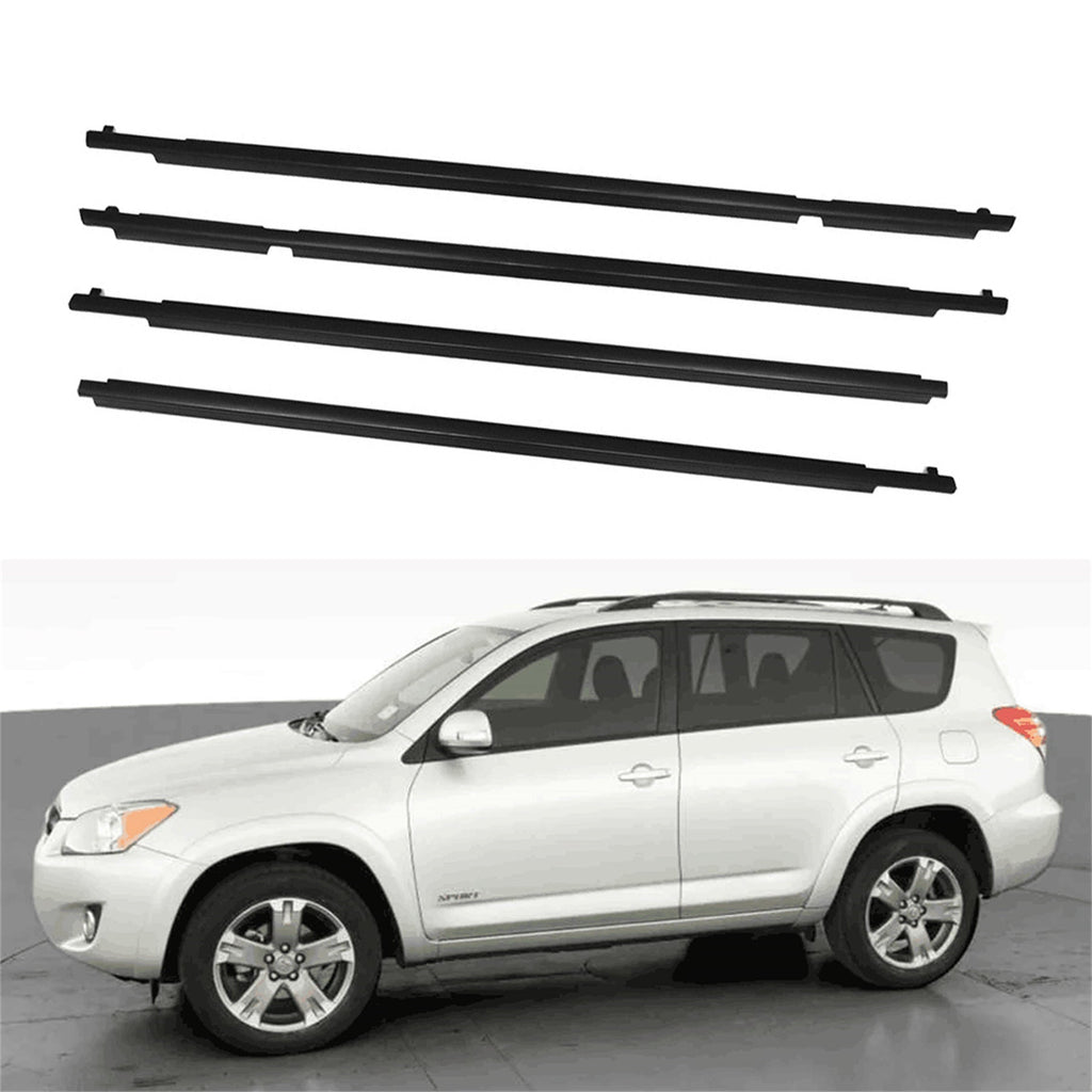 Door Auto Window Trim Moulding Belt Weatherstrip For Toyota RAV4 2009-2012 Lab Work Auto