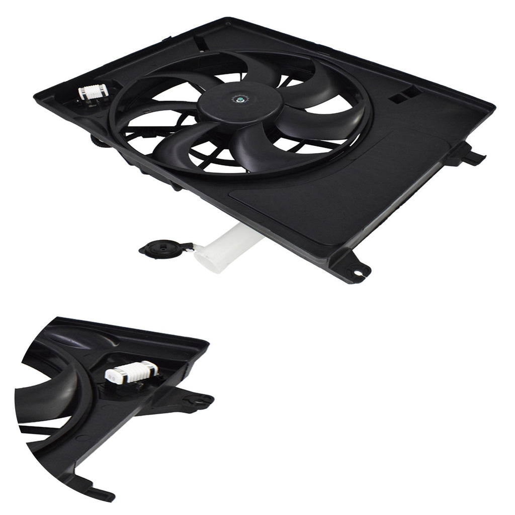 Engine Radiator Cooling Fan Assembly fits for 2011-2013 Hyundai Elantra Lab Work Auto