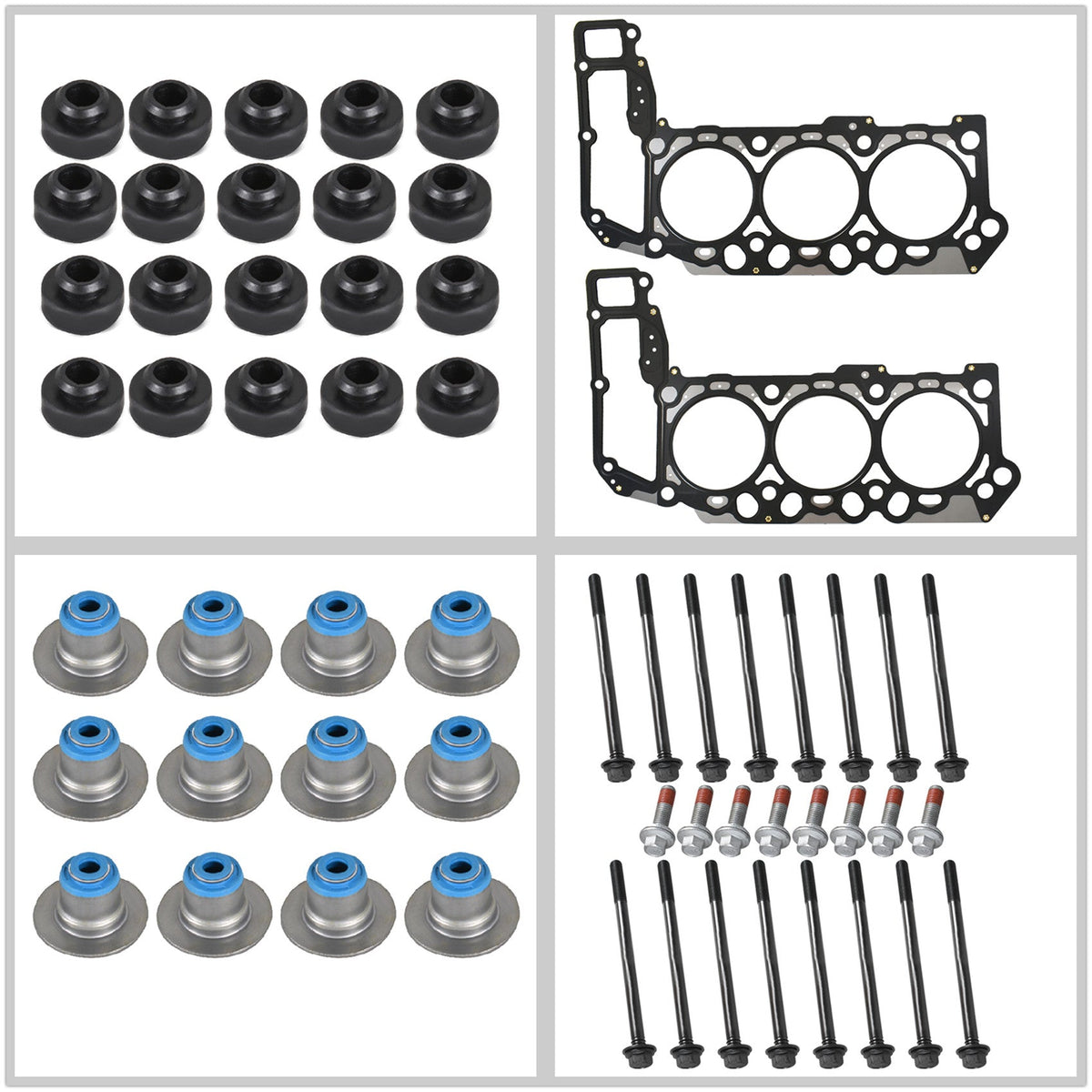 FOR 05-12 Dodge Durango Dakota Jeep Grand Cherokee 3.7 Head Gasket Bolts Set Lab Work Auto