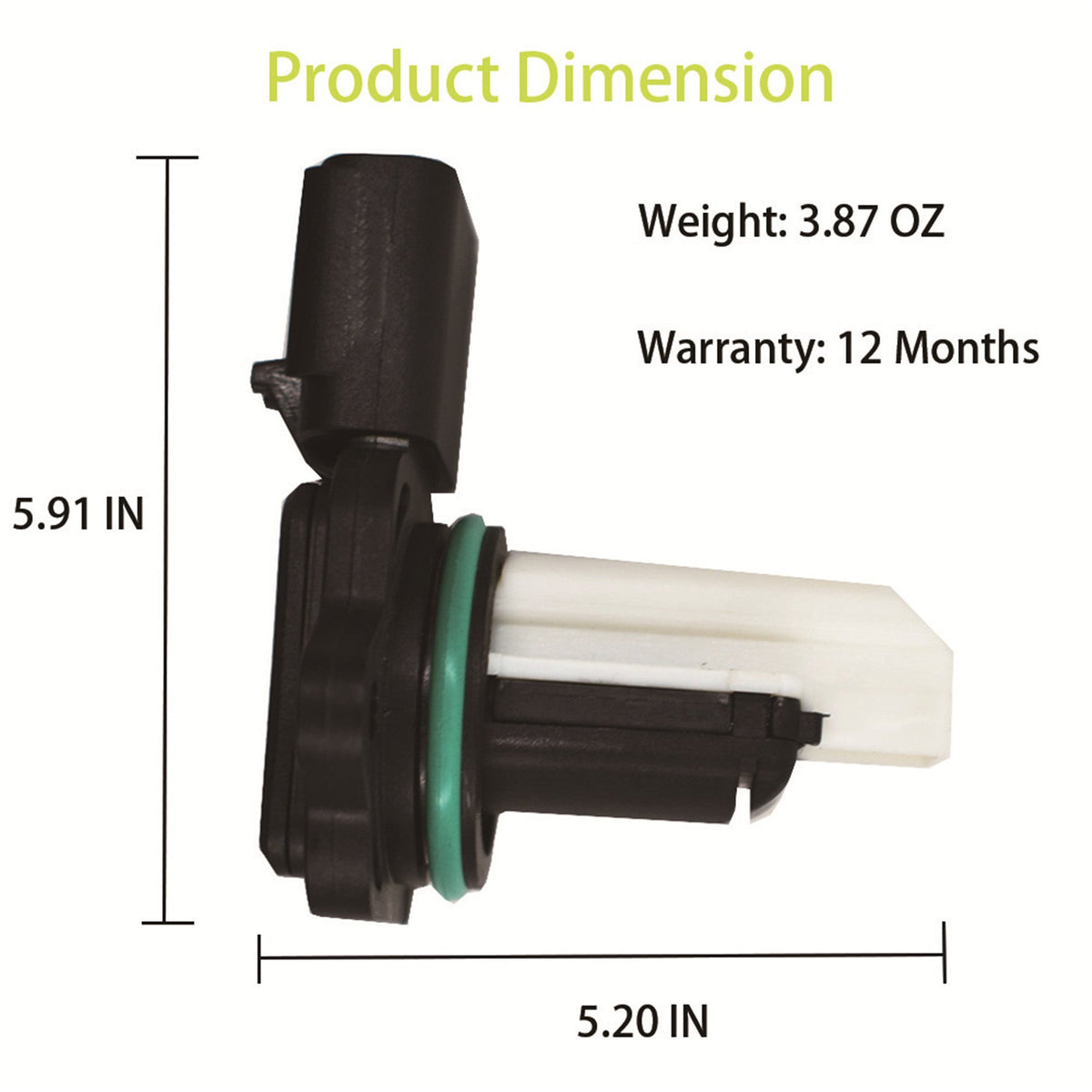 FOR DODGE RAM 2500 3500 4500 5500 6.7L DIESEL MASS AIR FLOW SENSOR Lab Work Auto