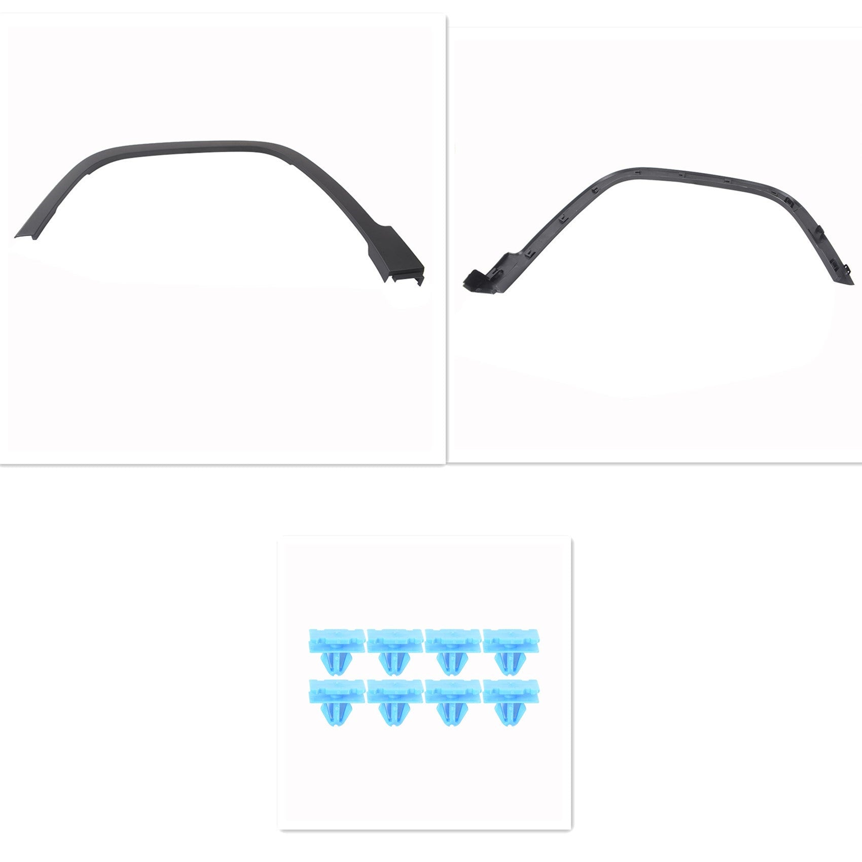 Fender Flares For 2014-2017 Jeep Cherokee Front Left & Right Textured Black Lab Work Auto