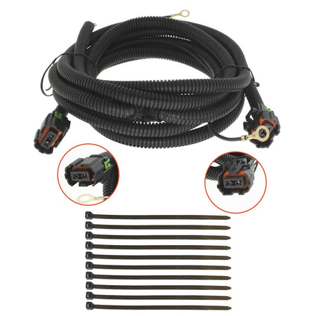 Fit for 2007-2014 Chevy Silverado 1500 2500 HD 3500 HD Fog Light Wiring Harness Lab Work Auto