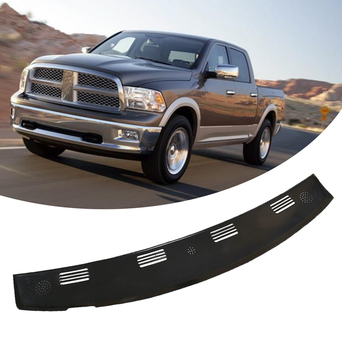 For 02-05 Dodge Ram Truck 1500 Dash Defrost Vent Grille Cover Cap Overlay Lab Work Auto