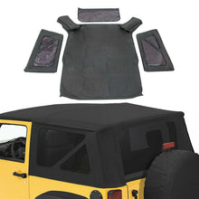 Load image into Gallery viewer, For 10-18 Jeep Wrangler 2 Door Premium Replacement Soft Top Tinted Windows Lab Work Auto