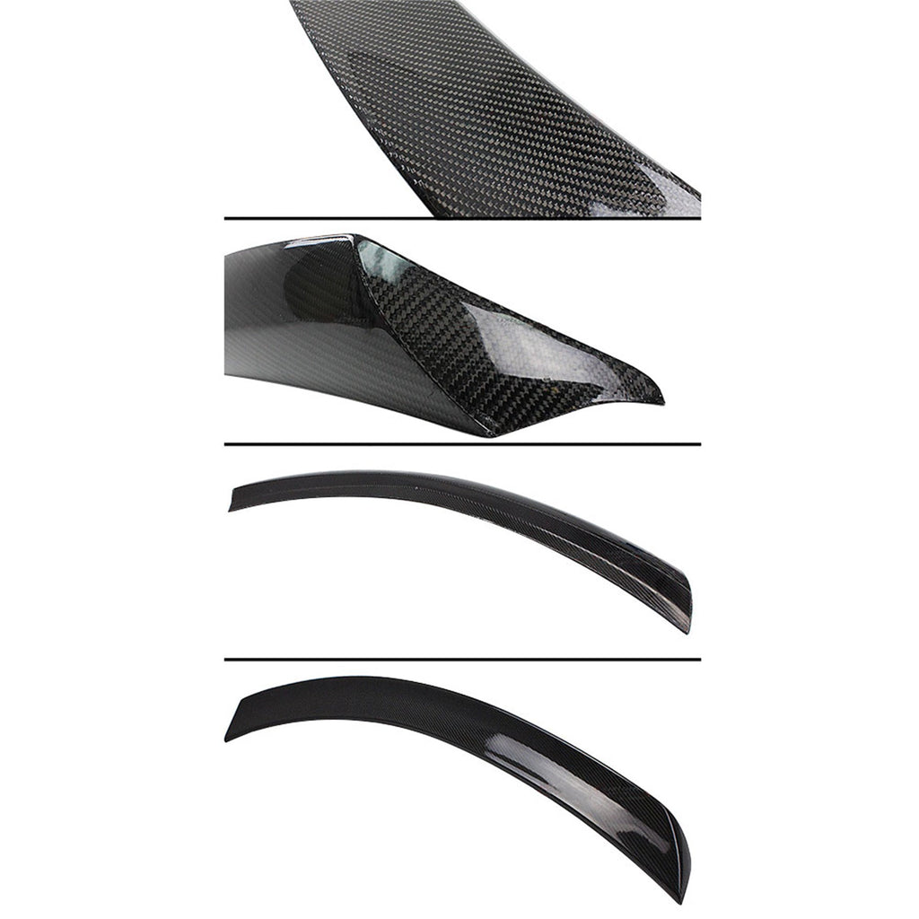 For 12-15 Mercedes Benz W204 C63 Amg 2 Door Highkick Trunk Spoiler Carbon Fiber Lab Work Auto