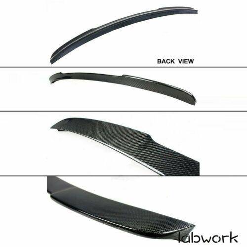 For 14-19 Audi A3 S3 Rs3 Sedan Duckbill Highkick Carbon Fiber Trunk Spoiler Wing Lab Work Auto