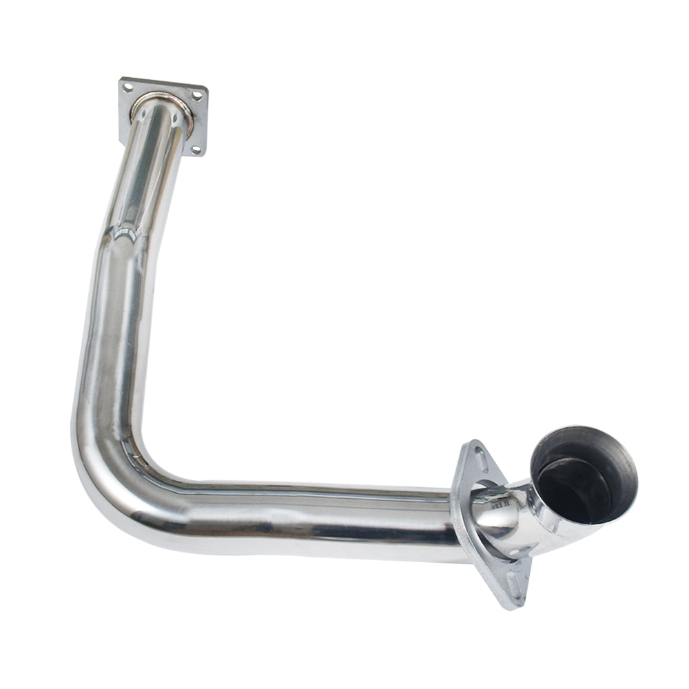 For 1991-1994 Jeep Wrangler YJ 2.5L L4 OHV Stainless Manifold Header w/ Downpipe Lab Work Auto