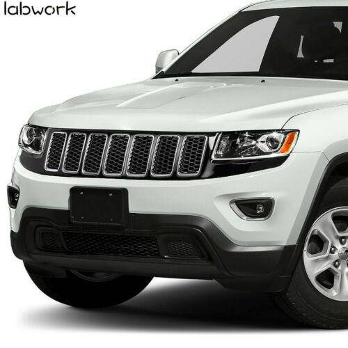 For 2014-2016 Jeep Grand Cherokee Srt8 Style Honeycomb Mesh Front Bumper Grille Lab Work Auto