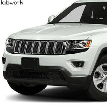 Load image into Gallery viewer, For 2014-2016 Jeep Grand Cherokee Srt8 Style Honeycomb Mesh Front Bumper Grille Lab Work Auto