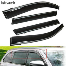 Load image into Gallery viewer, For 2015-2019 Toyota Highlander Chrome Side Window Visor Rain/Sun Vent Shade Lab Work Auto