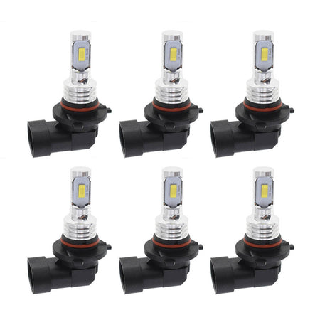 For Chevy Silverado 1500 2500 HD 2004-2006 LED Headlight Fog Light Bulbs 3 Pair Lab Work Auto