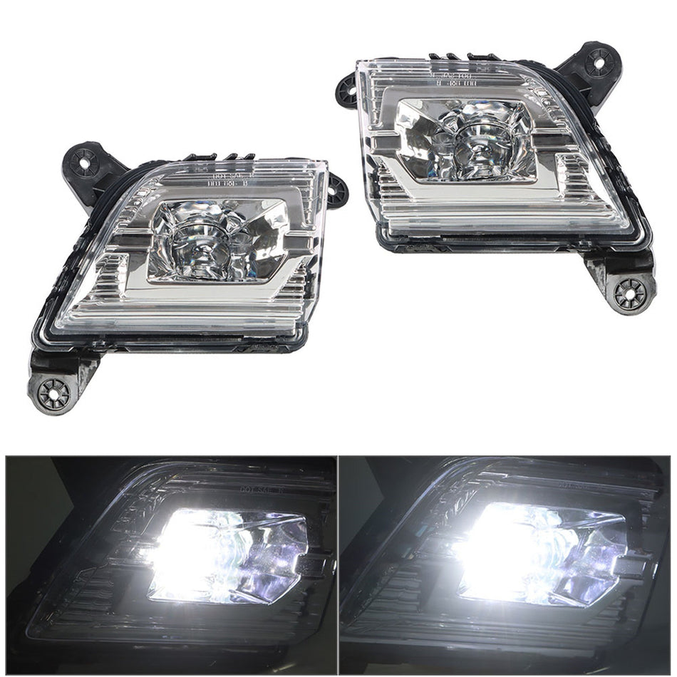 For Chevy silverado 1500w/ Switch 2019-2020 Bumper LED Fog Lights Driving Lamps Lab Work Auto