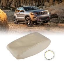 Load image into Gallery viewer, For Jeep Grand Cherokee 2011-2019 Armrest Cover Pad Center Console Cover Beige Lab Work Auto