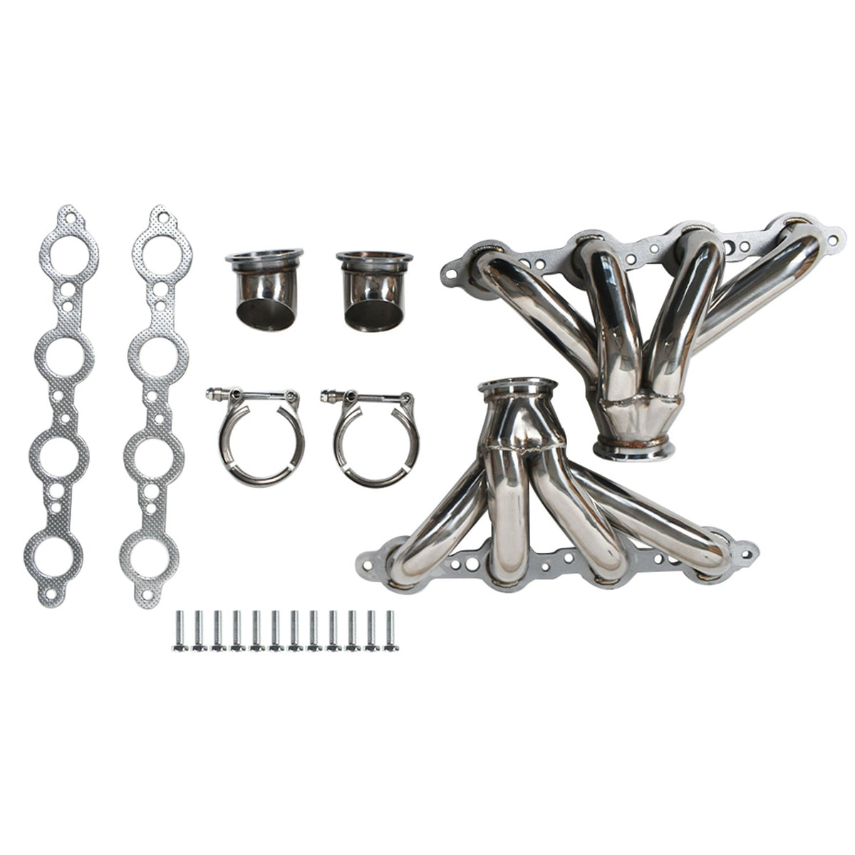 For LS1 LS2 LS3 LS6 4.8L 5.3L 5.7L Universal Headers Swap Conversion Lab Work Auto