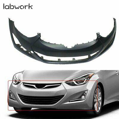 Front Bumper Cover for 2014 2015 2016 Hyundai Elantra Sedan w/ Tow Hook Primed Lab Work Auto