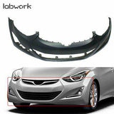 Front Bumper Cover for 2014 2015 2016 Hyundai Elantra Sedan w/ Tow Hook Primed