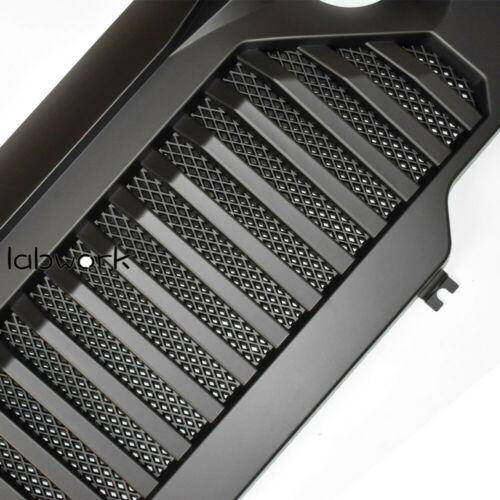 Front Matte Grill Grille Black Gladiator W/Mesh For 1997-2006 Jeep Wrangler TJ Lab Work Auto