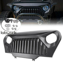 Load image into Gallery viewer, Front Matte Grill Grille Black Gladiator W/Mesh For 1997-2006 Jeep Wrangler TJ Lab Work Auto