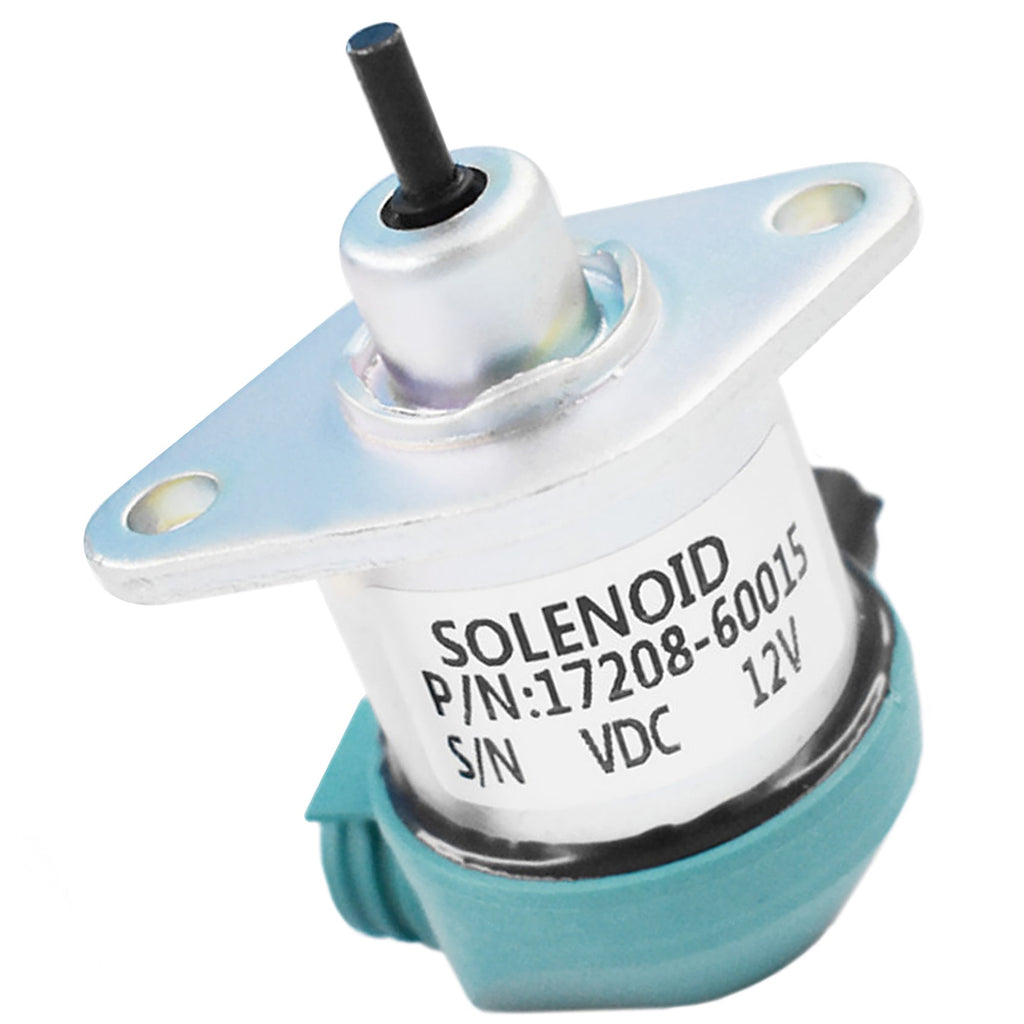 Fuel Stop Solenoid 17208-60015 17208-60010 for Kubota Tractor D905 D1005 D1105 Lab Work Auto