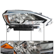 Load image into Gallery viewer, Halogen Headlight For 2016-18 Nissan Sentra Right Side Chrome Housing NI2503244 Lab Work Auto